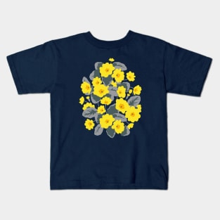 Blooming yellow primrose Kids T-Shirt